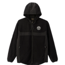 Dark Seas Advanced Hoodie zwart fleece hoodie met borst- en rugprint