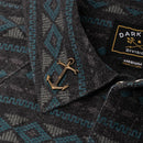 Dark Seas Austin Wovens geruit flanellen overhemd met button-up sluiting en borstzakje