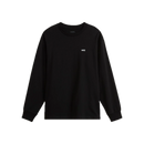 Vans Left Chest II Loose LS Black – zwart longsleeve T-shirt met loose fit en subtiel Vans-logo op de borst
