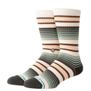 Stance Rockford Crew Seagreen – gestreepte crew sokken in seagreen tint met medium cushioning en zachte katoenblend