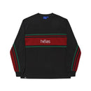 Hélas Clint LS Tee Black – zwarte longsleeve van katoen met Clint graphic op borst en rug