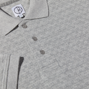 Check Surf Polo Shirt Grey
