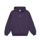 Polar Skate Co Default Hoodie Dark Violet – donkerpaarse hoodie van zwaar katoen met geborduurd Polar-logo