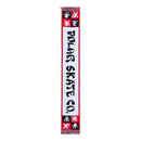 Polar Skate Co Football Scarf Checkers – gebreide sjaal met checkerboard patroon en Polar-logo’s
