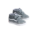 Vans Sk8-Mid Reissue Velcro Color Theory Stormy Weather Toddler – peuter sneaker in stormy weather blauw met klittenbandsluiting en Vans side stripe