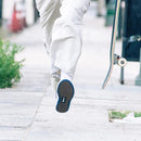 Etnies Marana Michelin Green Blue – groene suède skateschoen met blauwe accenten en Michelin rubberzool