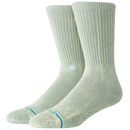 Stance Icon Dyed Crew Seagreen – tie-dye sokken in seagreen met Stance-logo en medium cushioning