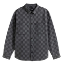 Vans Hastings Checkerboard Faded Black – zwarte hoodie in faded black met checkerboard-details op de mouwen en Vans-logo
