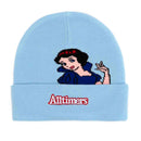 Alltimers Fugazi Snow Beanie poeder blauw voorkant Revert95.com