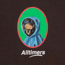 Alltimers Shady Pup Tee bruin voorkant close-up Revert95.com