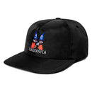 GX100 Dimethyltryptamine 5 Panel Cap zwart snapback zijkant Revert95.com