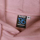 Revert 95 Small Checkerboard Box Logo Hoodie Purple Rose