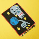 Polar World Domination T-shirt Lemon voorkant close-up
