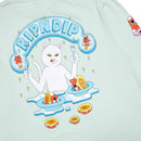 Ripndip After Supper Longsleeve T-shirt Sage achterkant cloe-up Revert95.com