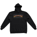 Thrasher BBQ Redux Hoodie Black voorkant