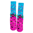 Toy Machine 80'S MONSTER CREW AQUA PINK sokken