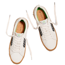 Cariuma Catiba vintage white bovenkant skateschoenen