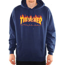 Thrasher Flame Hooded Sweat navy