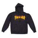 Thrasher Flame Hooded Sweat Black