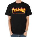 Thrasher Flame Tee Black