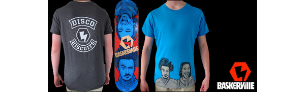 Baskerville tickets, skateboard en T-shirts winnen!