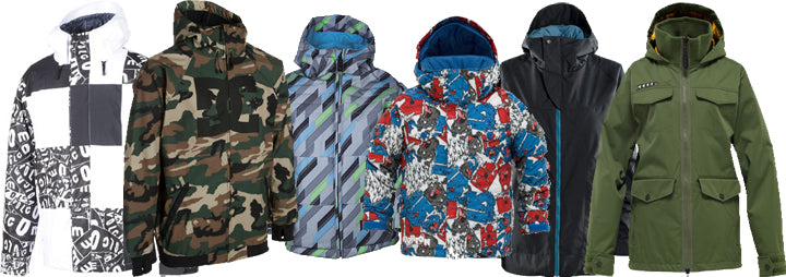 Snowboard jackets