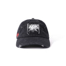Former Ode Cap Washed Black – washed black 6-panel cap met subtiele Ode branding