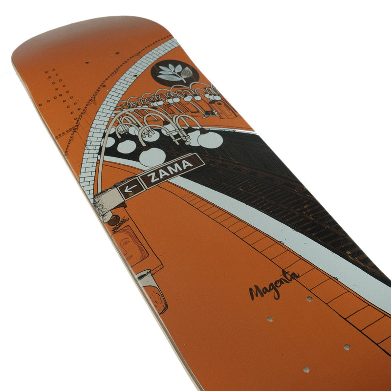 Magenta Skateboards Shogo Zama – Metro Series Deck met artistieke graphic van Soy Panday en gratis griptape