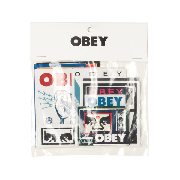 Shop de Obey Sticker pack 7 bij Revert 95 in de winkel of online.