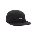 Obey bold nylon camp cap Black