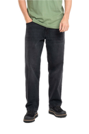 Reell Solid Black Wash 2 – zwarte stretch jeans met subtiele washed look en regular tapered fit