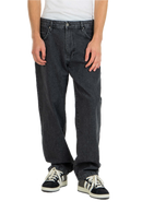 Reell Solid Zero’s Stone Black – straight fit jeans in zwarte stone wash met subtiele fading en 5-pocket design