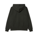 Obey Lowercase Pigment Zip Hood – katoenen pigment-dyed zip hoodie met geborduurd lowercase Obey-logo