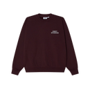 Obey Studios Faded Crew – crewneck sweater met unieke faded wash en subtiele Obey Studios branding