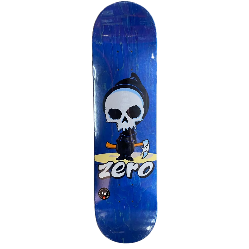 Zero Reaper Deck – skateboarddeck met klassieke Reaper skull graphic en 7-laags esdoorn