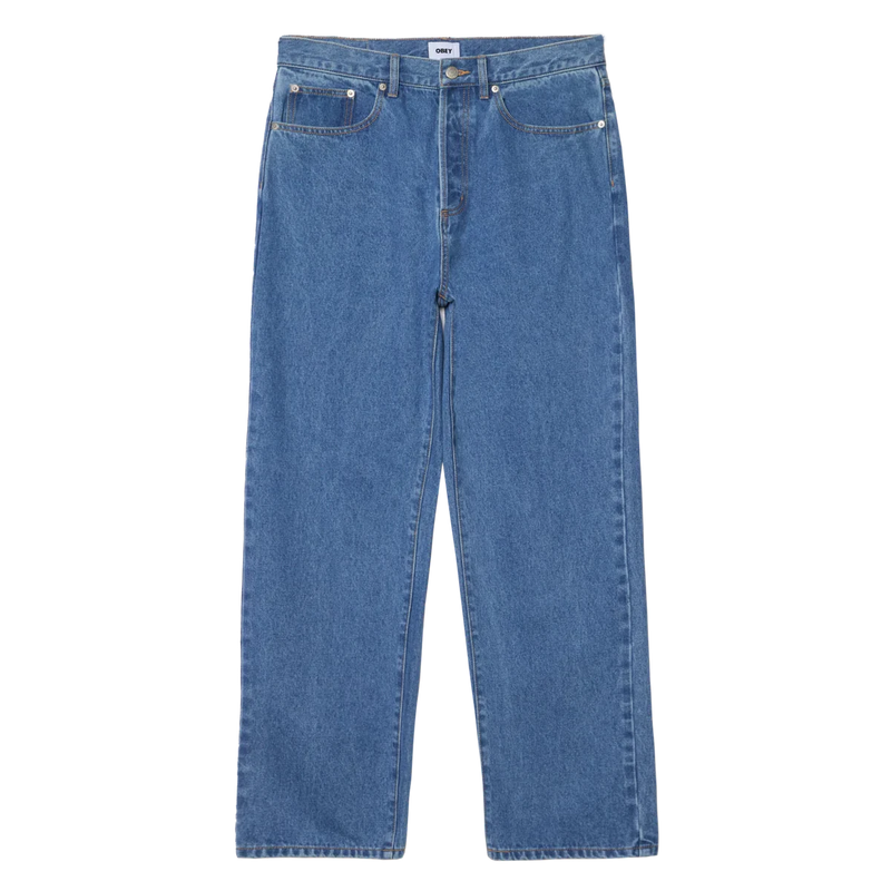 Obey Classic Baggy Denim jeans imet loose baggy fit en tapered leg