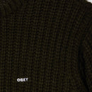 Obey Bold Chunky Sweater – chunky knit trui van katoenmix met Bold Obey-logo
