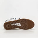 Witte Etnies Fader White Navy skate shoe met chunky 2000’s uitstraling.