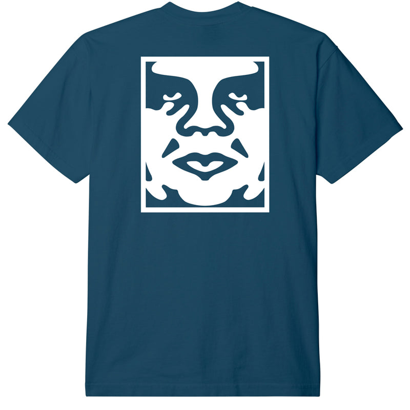 Shop de Obey bold icon heavyweight tee Legion blue bij Revert 95 in de winkel of online.