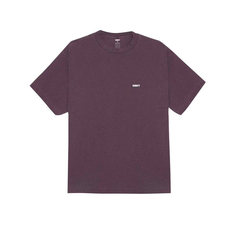 Obey Bold Star Pigment Heavyweight Classic Tee – T-shirt van zwaar katoen met pigment-dye finish en Bold Star graphic