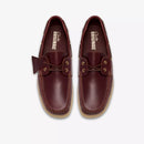 Clarks Originals Godney Boat British Tan Leather leren boat shoe in cognac kleur met rubber zool