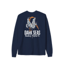 Dark Seas Nite Flyer Longsleeve Tee zwart shirt met rug- en sleeve-prints
