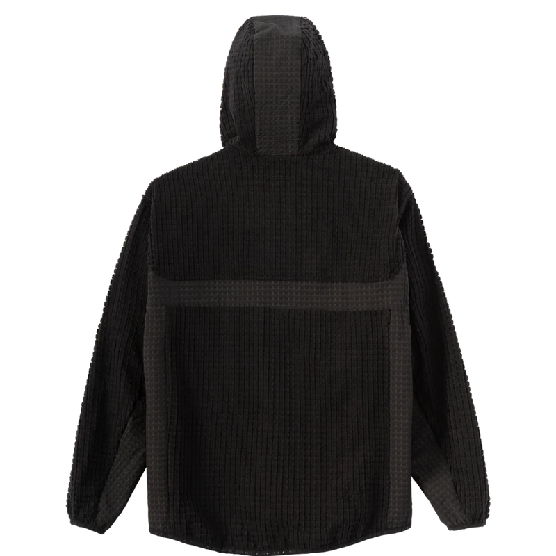 Dark Seas Advanced Hoodie zwart fleece hoodie met borst- en rugprint
