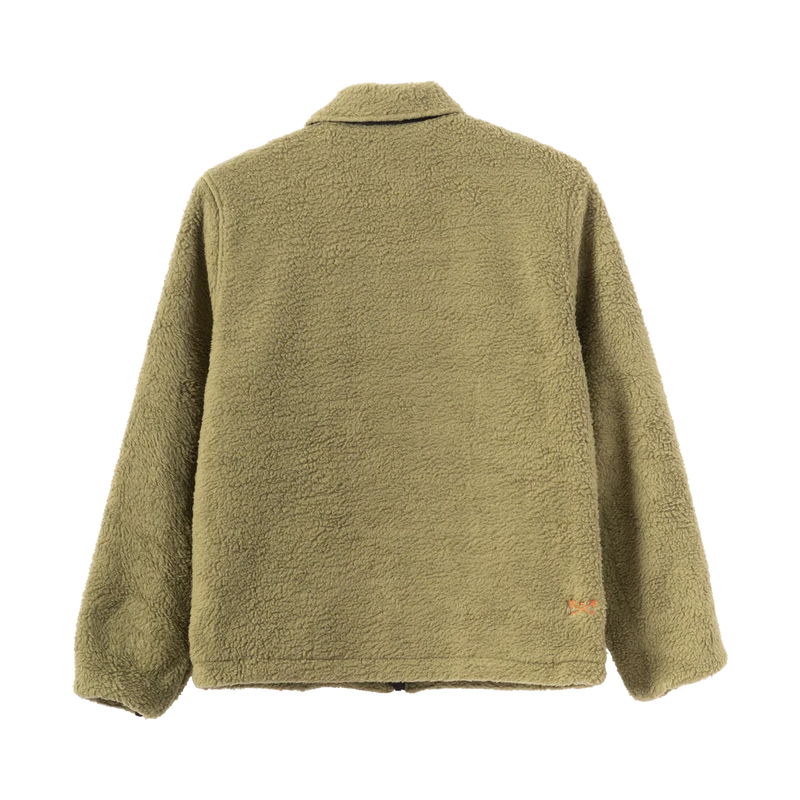 Dark Seas Hancock Custom Fleece black half-zip fleece pullover met borstlogo