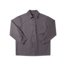 Former Legacy LS Overshirt Pepper – premium overshirt in Pepper kleur met relaxed fit