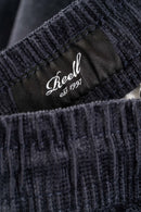 Reell Reflex Loose Chino Deep Navy Square Cord – loose fit chino van corduroy met elastische tailleband en deep navy kleur