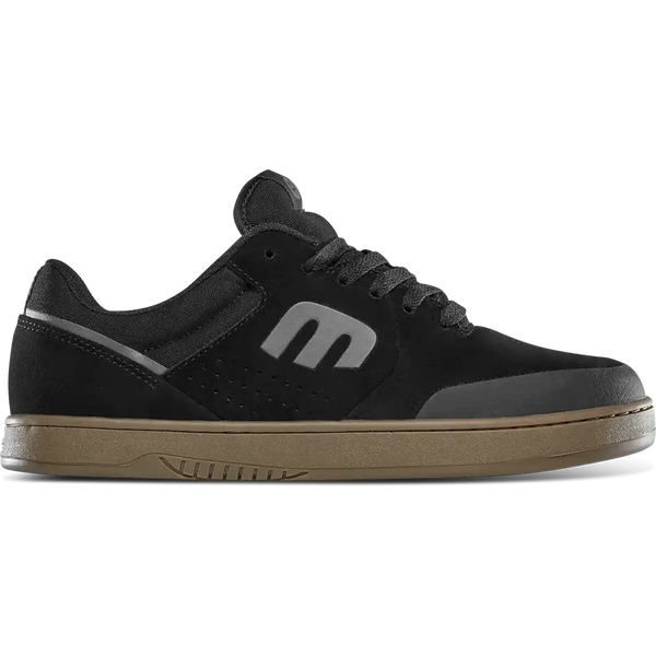 Etnies Marana Michelin Black Gum Dark Grey – zwarte en donkergrijze skateschoen met gumzool en Michelin rubber constructie