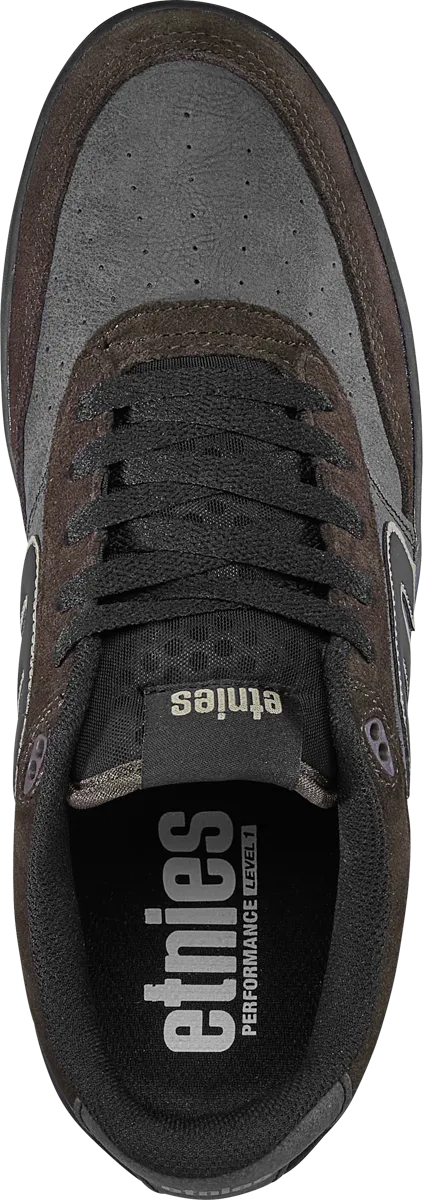Etnies Serin Michelin Brown Black – bruine en zwarte skateschoen met Michelin-zool en suède bovenwerk
