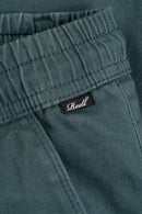 Reell Reflex Easy Cargo Steel Blue – tapered fit cargobroek in staalblauw Flex Twill met elastische tailleband en dubbele cargozakken