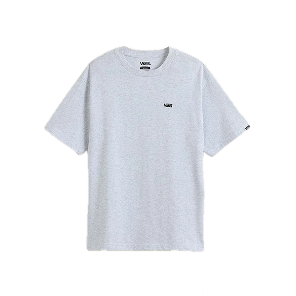 Vans Left Chest II Loose SS Light Grey Heather – lichtgrijs T-shirt met loose fit en subtiel Vans-logo op de borst